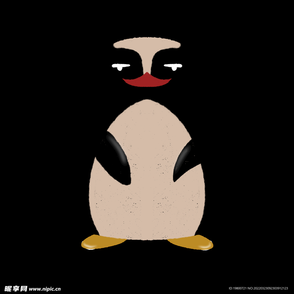 插画小元素卡通企鹅