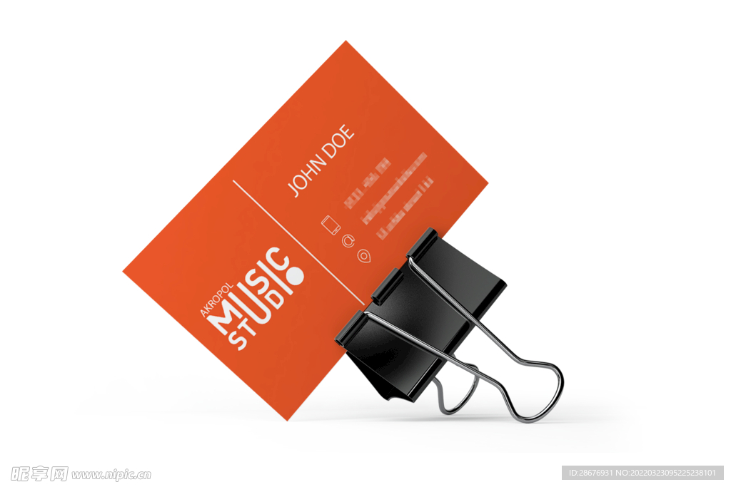 名片卡片样机实物展示效果图