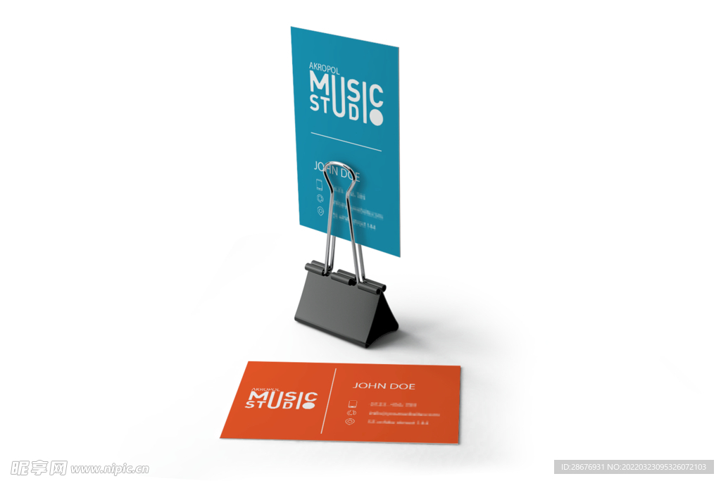 名片卡片样机实物展示效果图