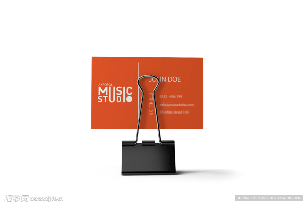 名片卡片样机实物展示效果图