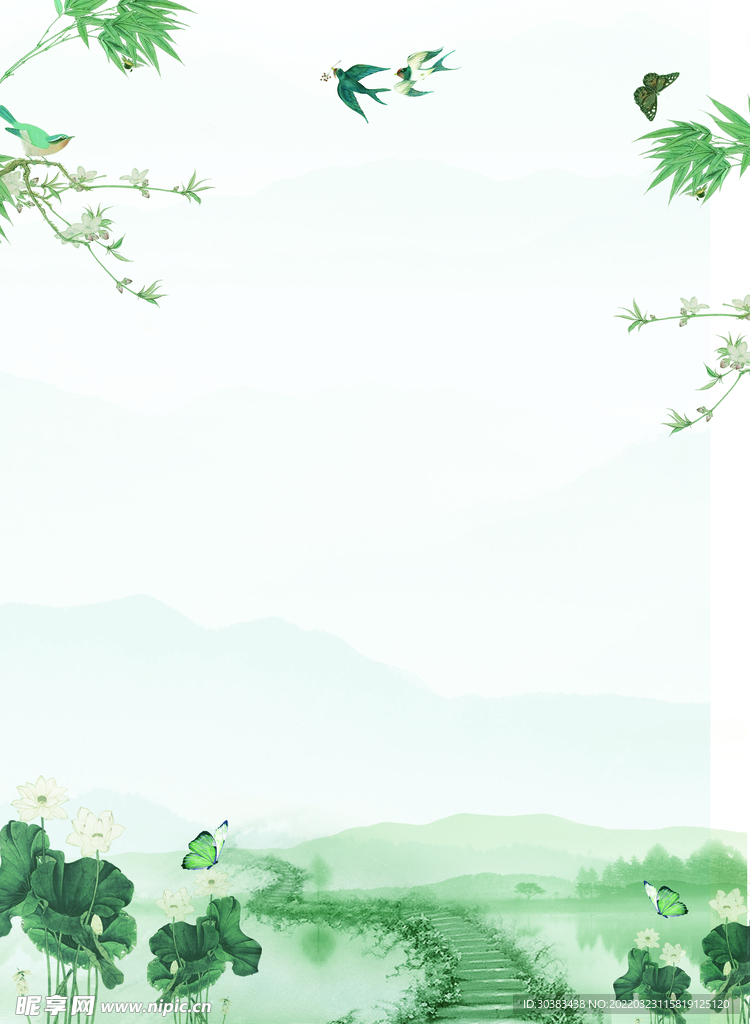 清明节海报PSD素材