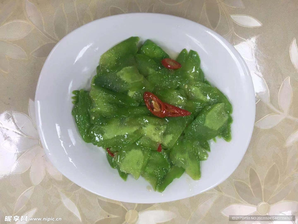 清炒苦瓜