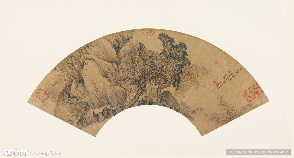 山水画  