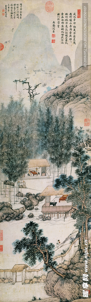 山水画  