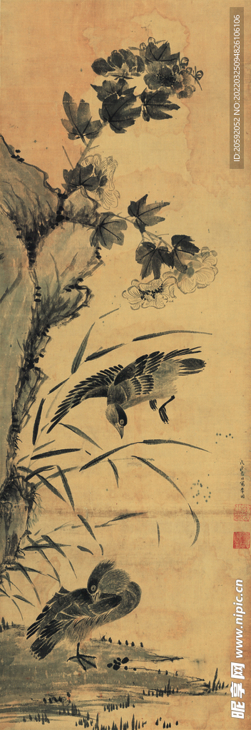 芙蓉鸳鸯图