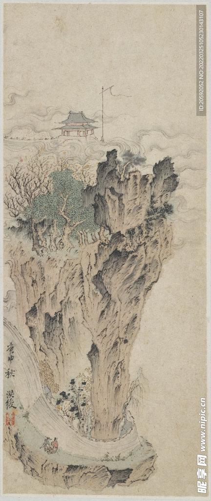 山水画  