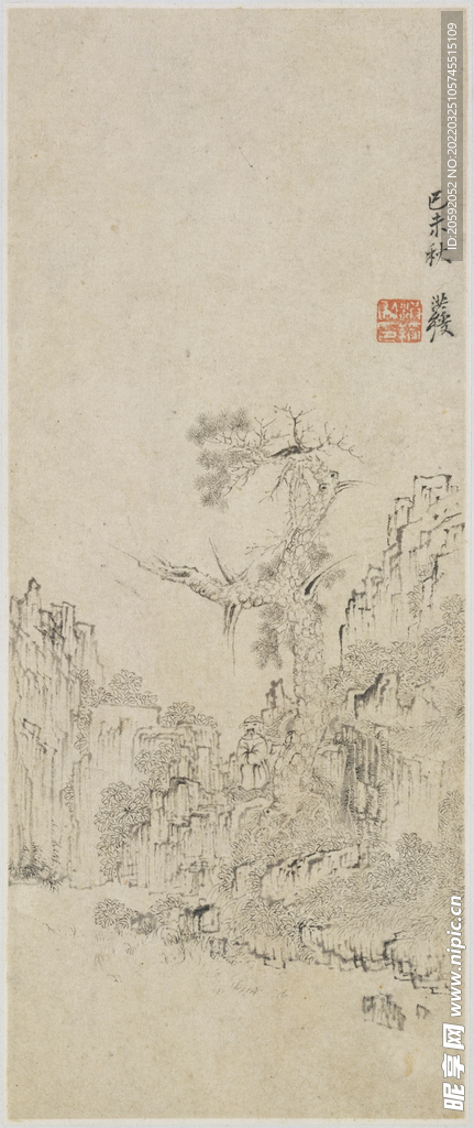 山水画  