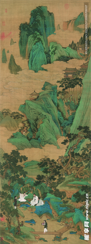山水画  
