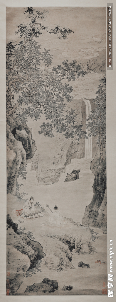 山水画  