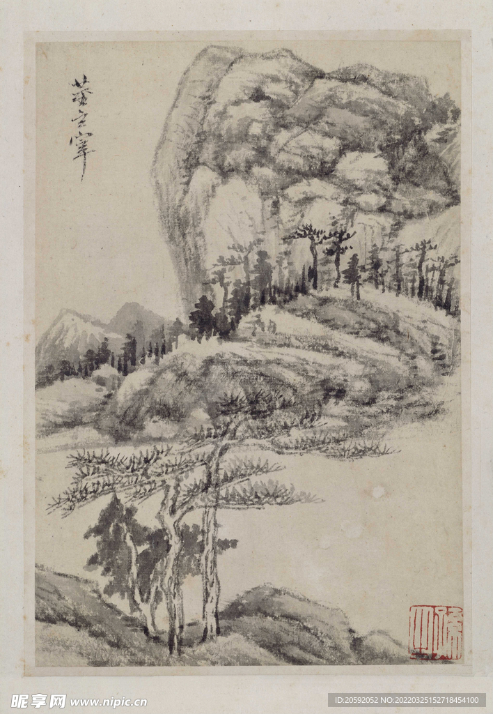 水墨画 
