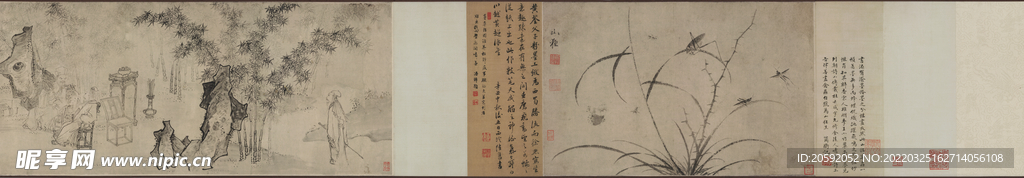水墨画  