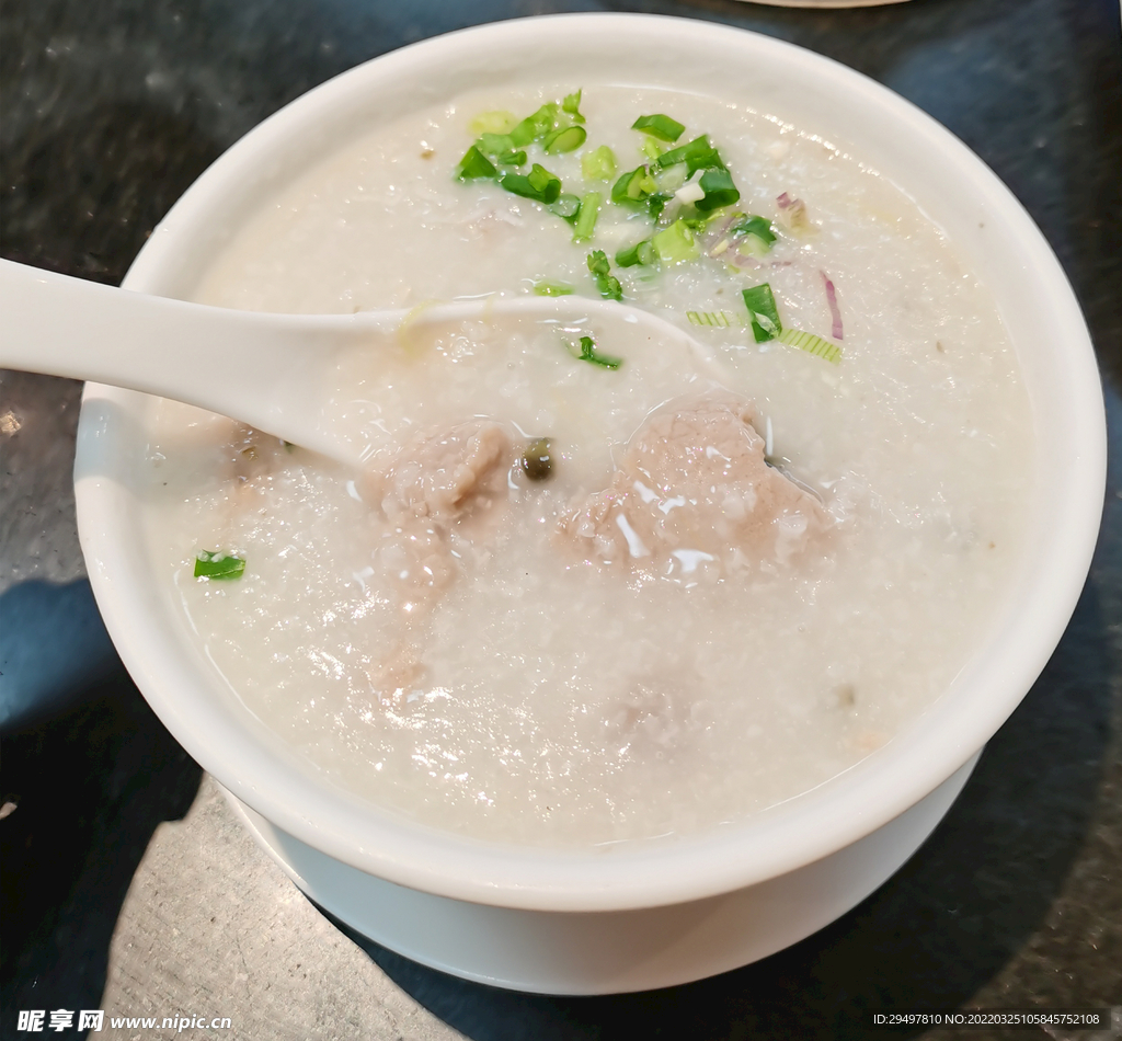 葱花瘦肉粥
