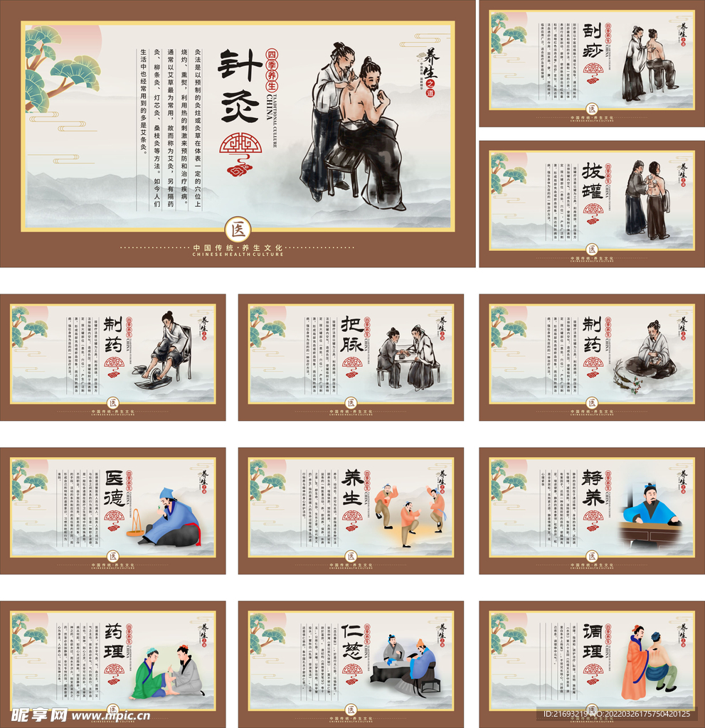 中医文化展板