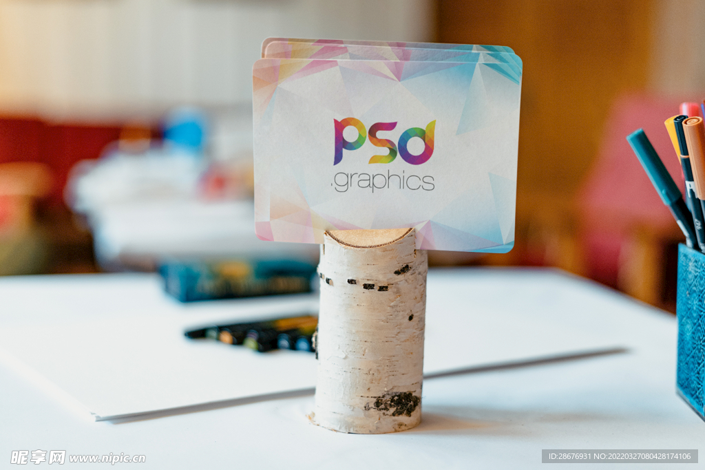 名片卡片样机实物展示效果图