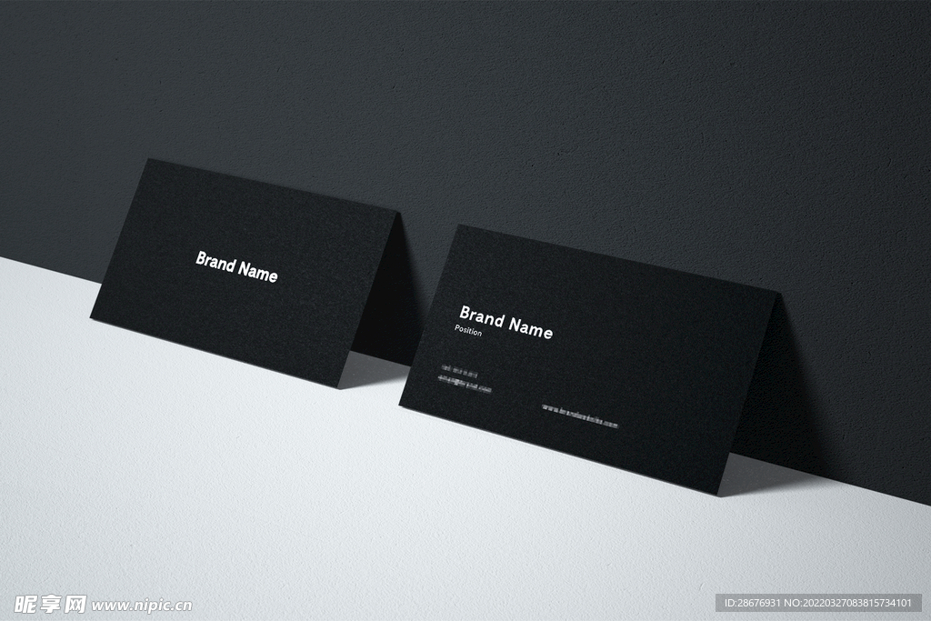 名片卡片样机实物展示效果图