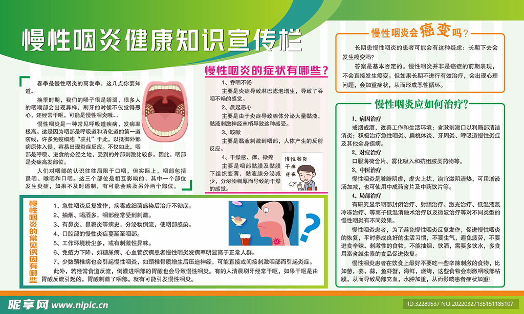 春季高发病慢性咽炎