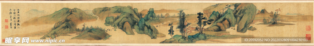 山水画  