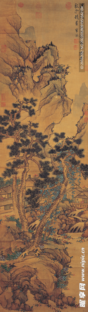 山水画  