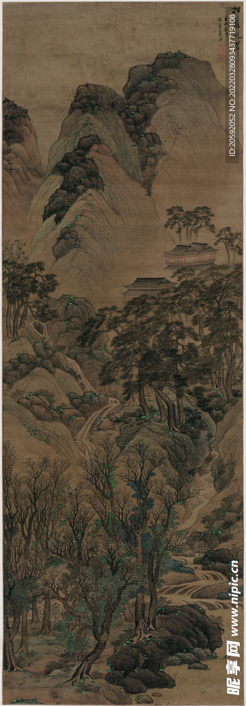 山水画  