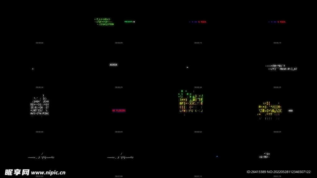 ae模板 文字动画 影视特效 