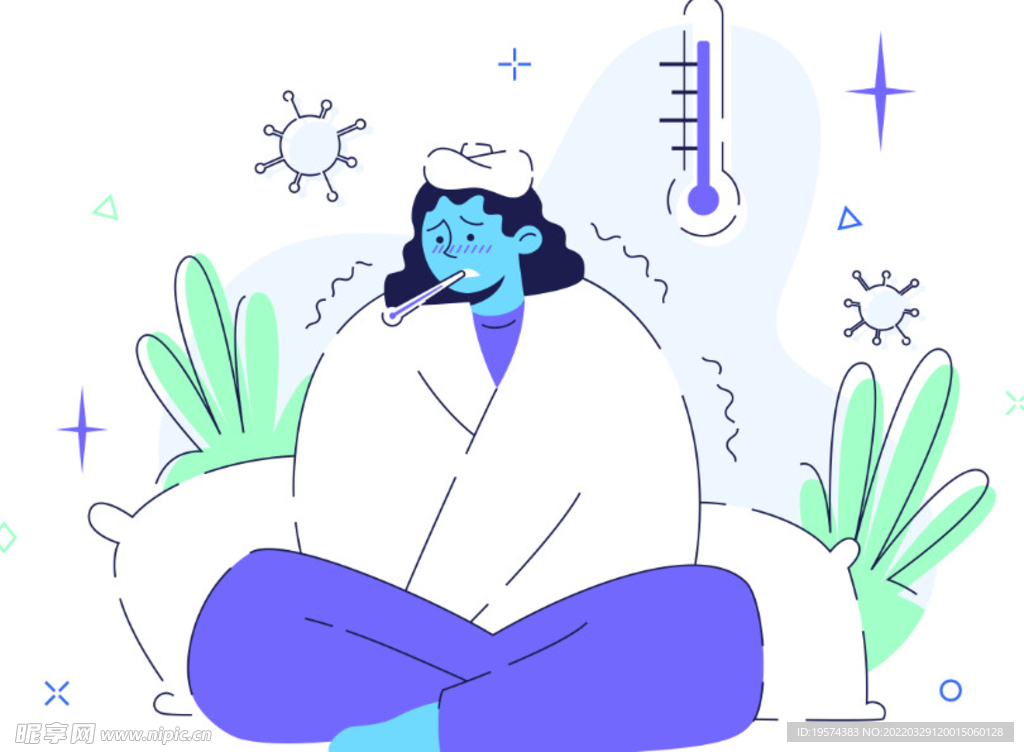 量体温感冒风寒