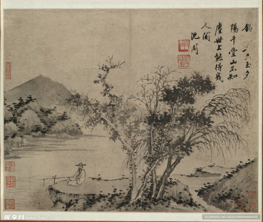 山水画  