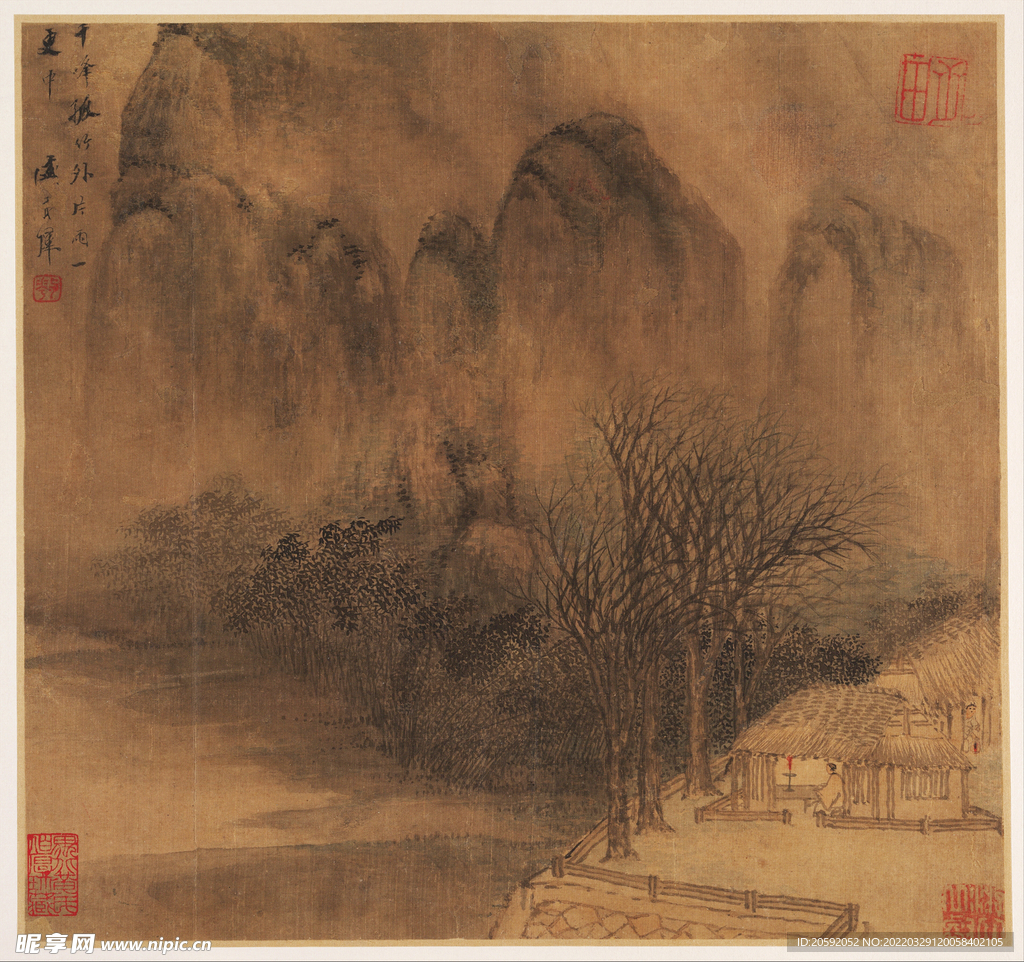  水墨画   