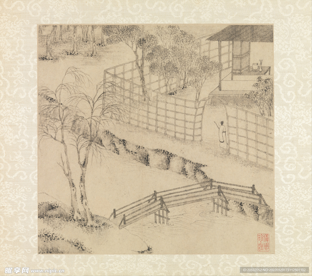 山水画  