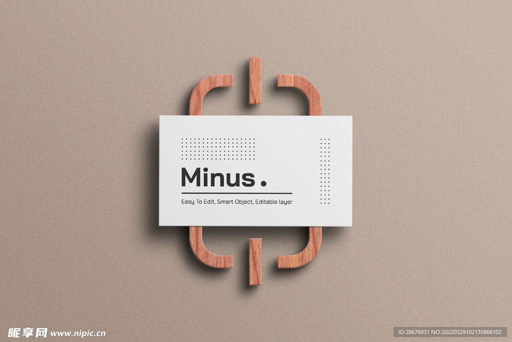 名片卡片样机实物展示效果图