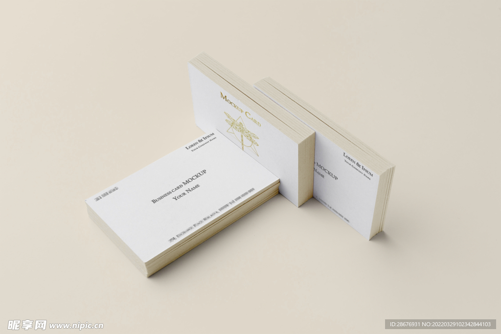 名片卡片样机实物展示效果图