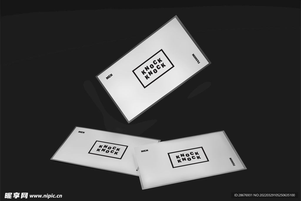 名片卡片样机实物展示效果图