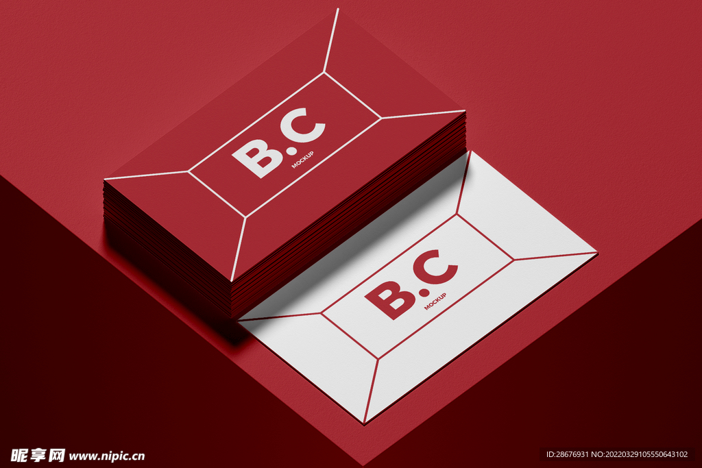 名片卡片样机实物展示效果图