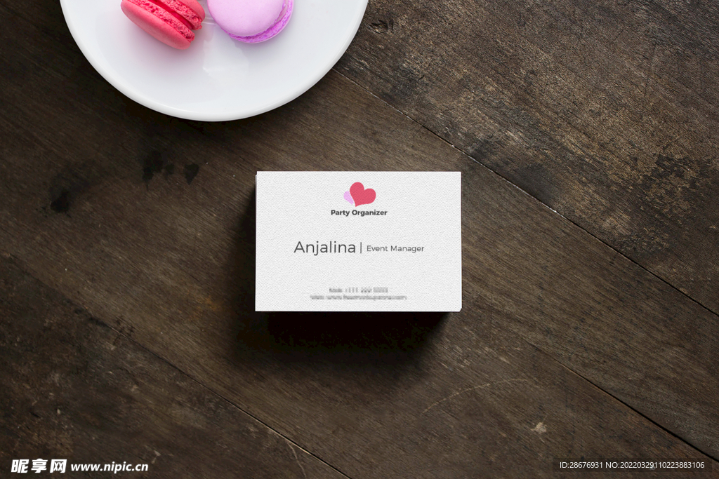 名片卡片样机实物展示效果图