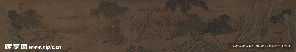 山水画  
