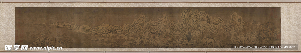 山水画  