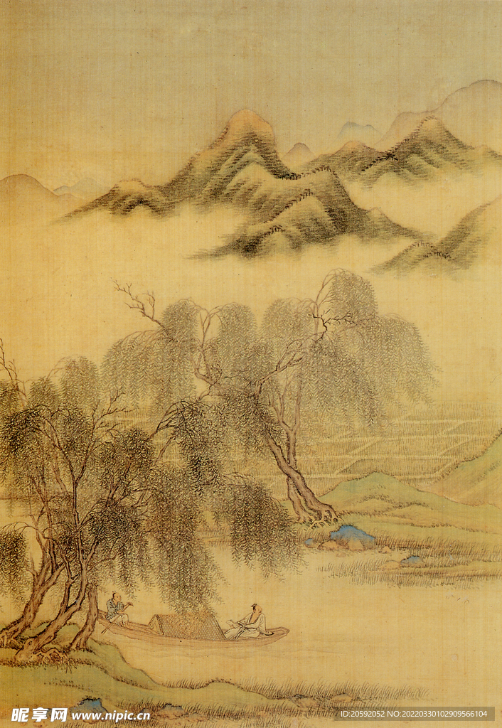 山水画  