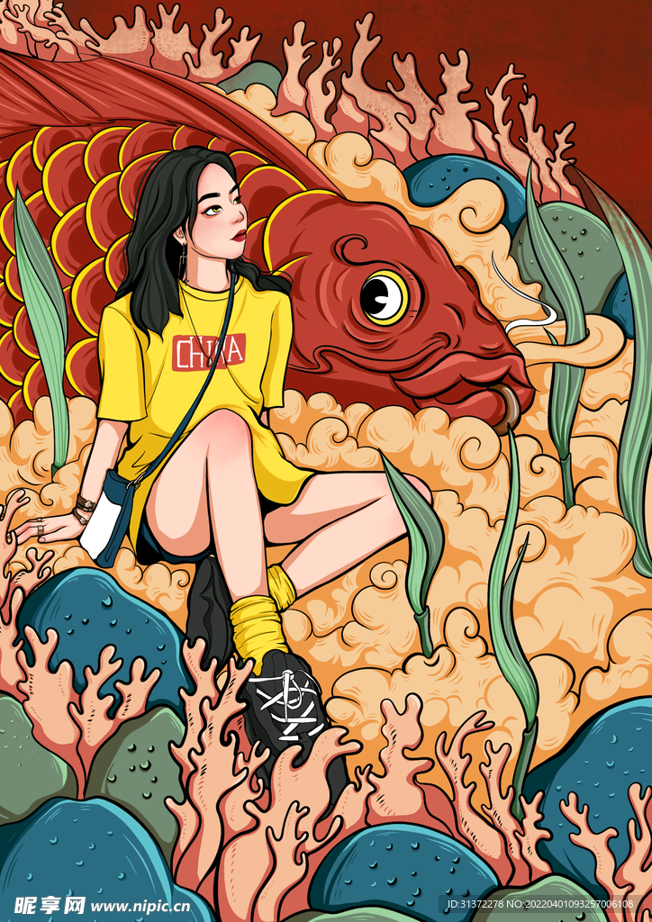 国潮海报设计图片