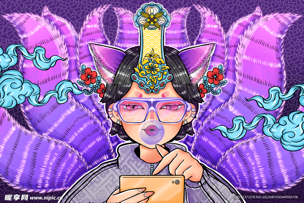  国潮海报设计图片