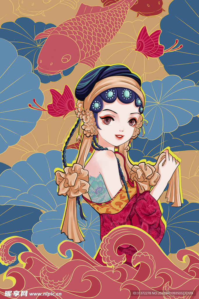 国潮海报设计图片