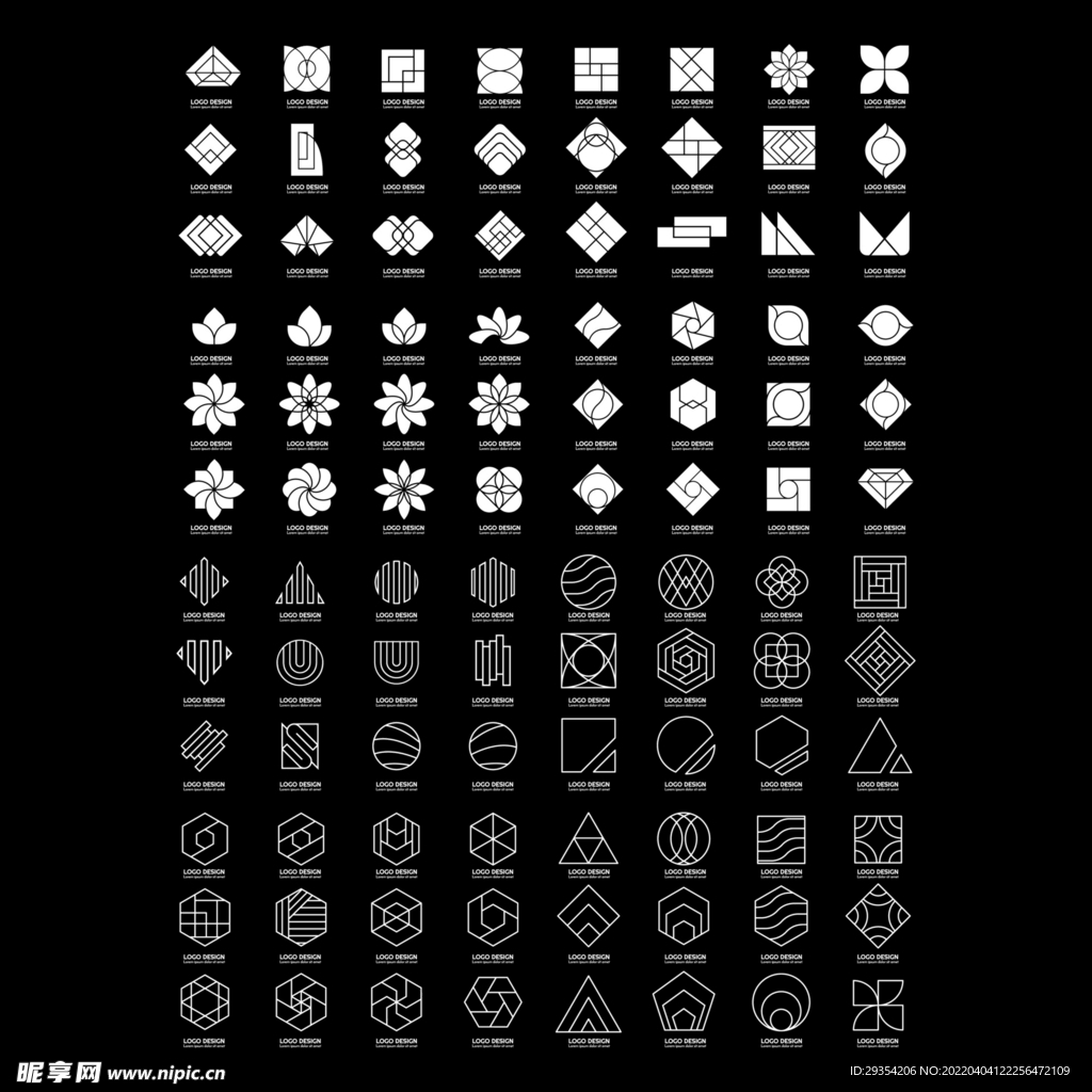 几何图形公司logo图片