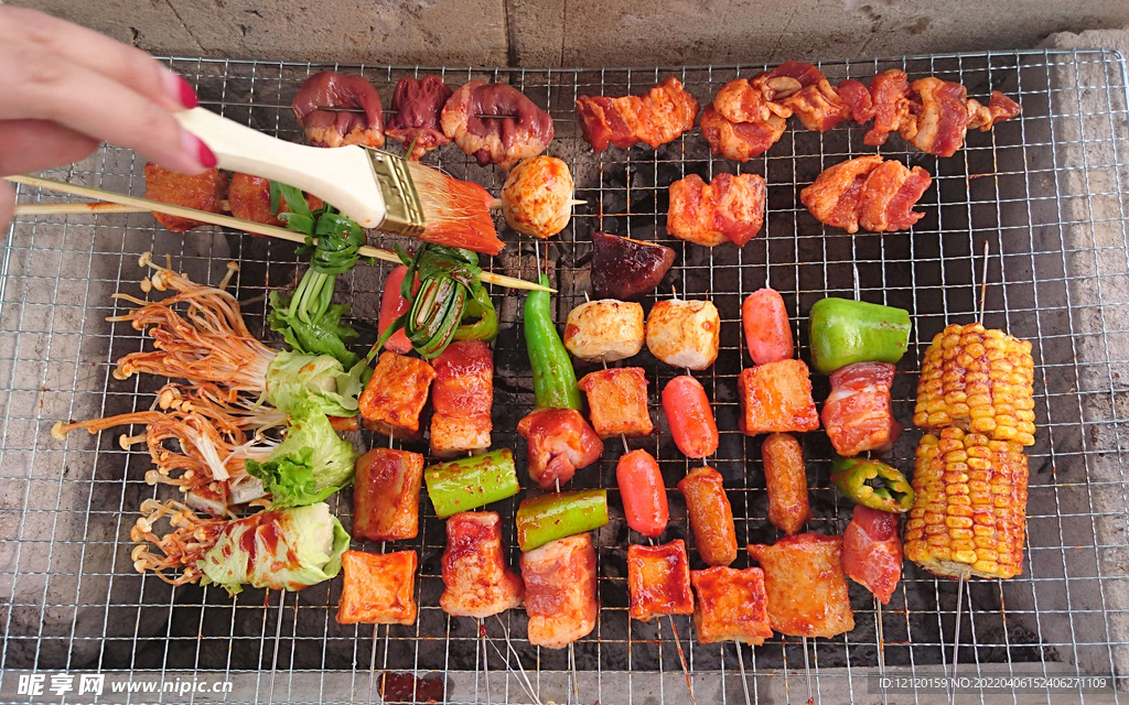 烤肠各种烤串