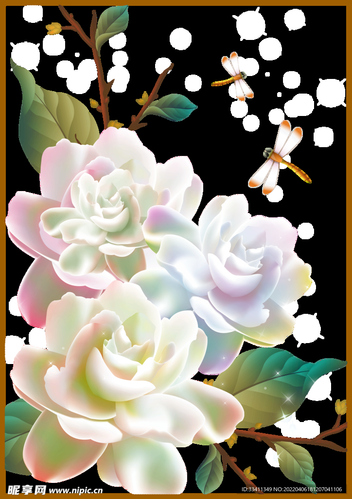 茉莉花插画