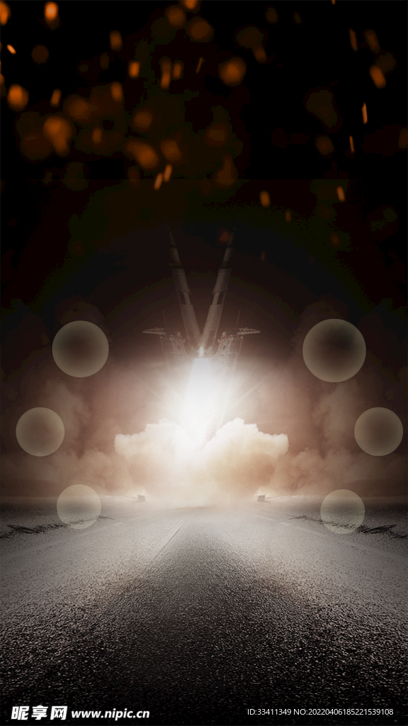  创意星空合成海报图片 