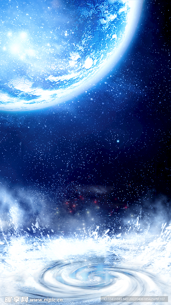 创意星空合成海报图片 