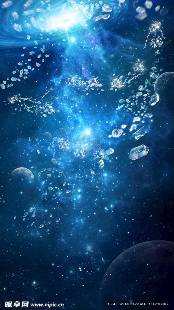    创意星空合成海报图片 