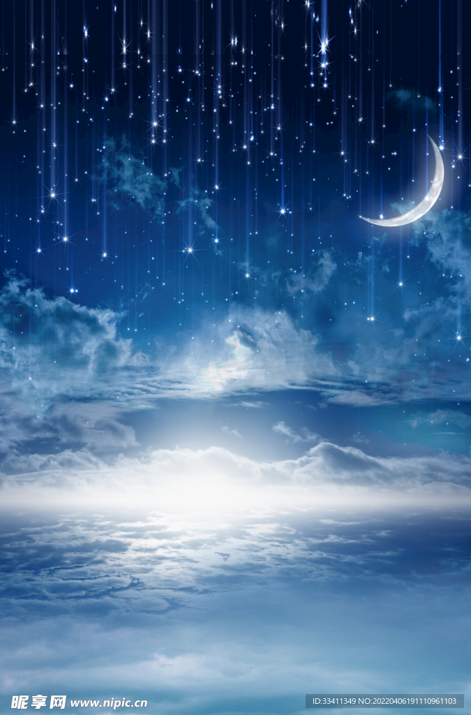 创意星空合成海报图片 