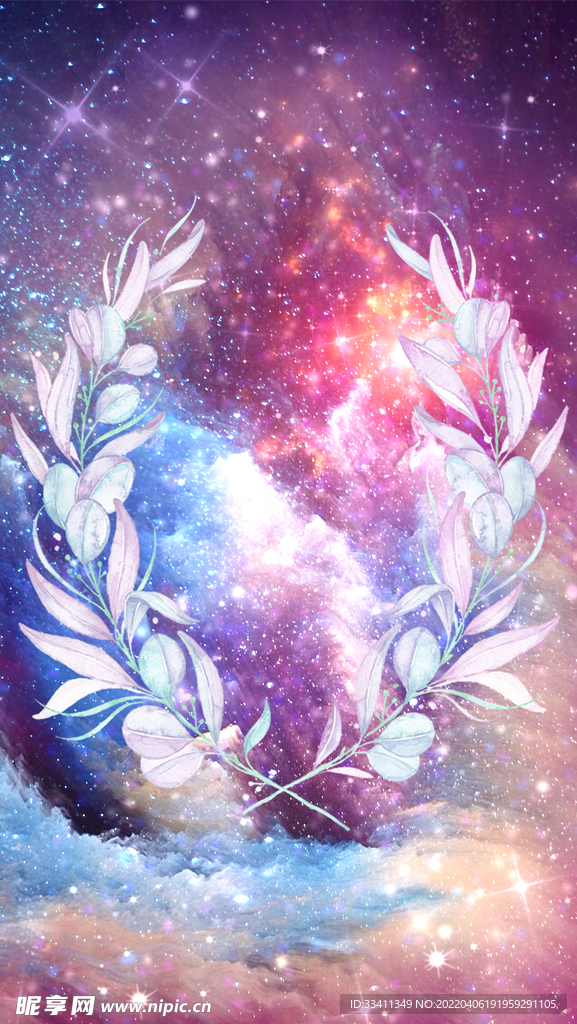   创意星空合成海报图片 