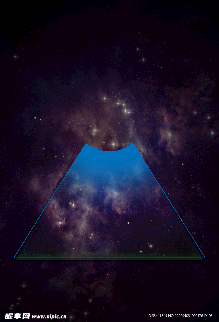  创意星空合成海报图片 