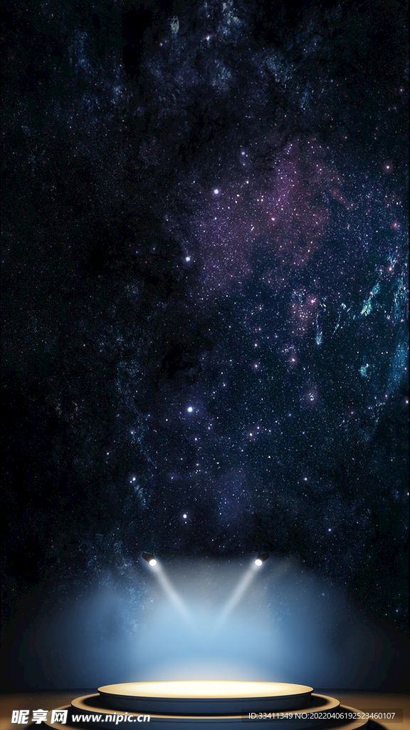 创意星空合成海报图片 