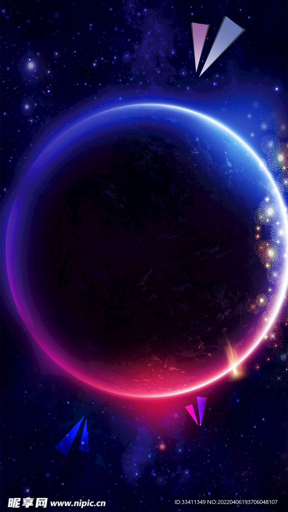  创意星空合成海报图片 